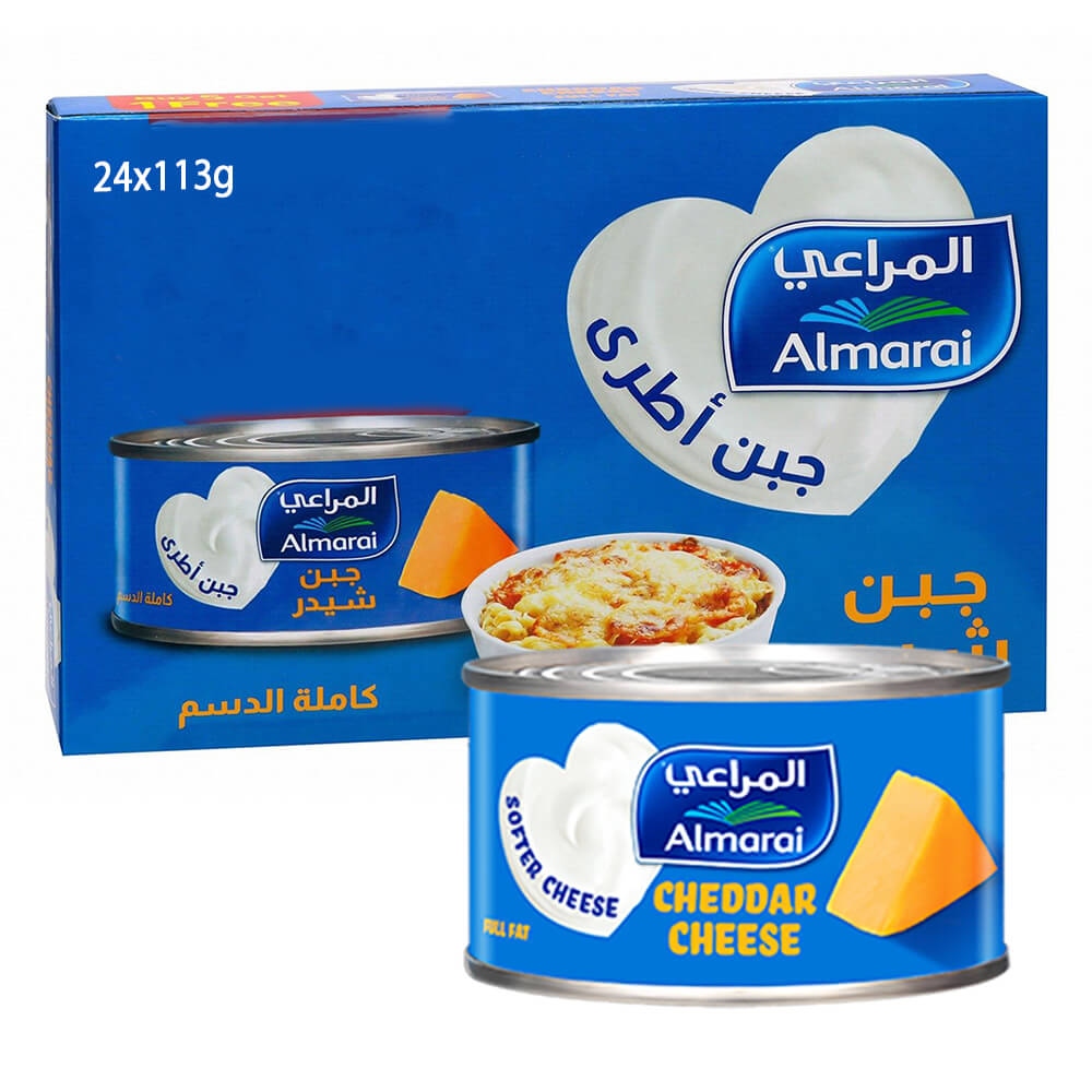 Almarai Cheddar Cheese Tin 113g