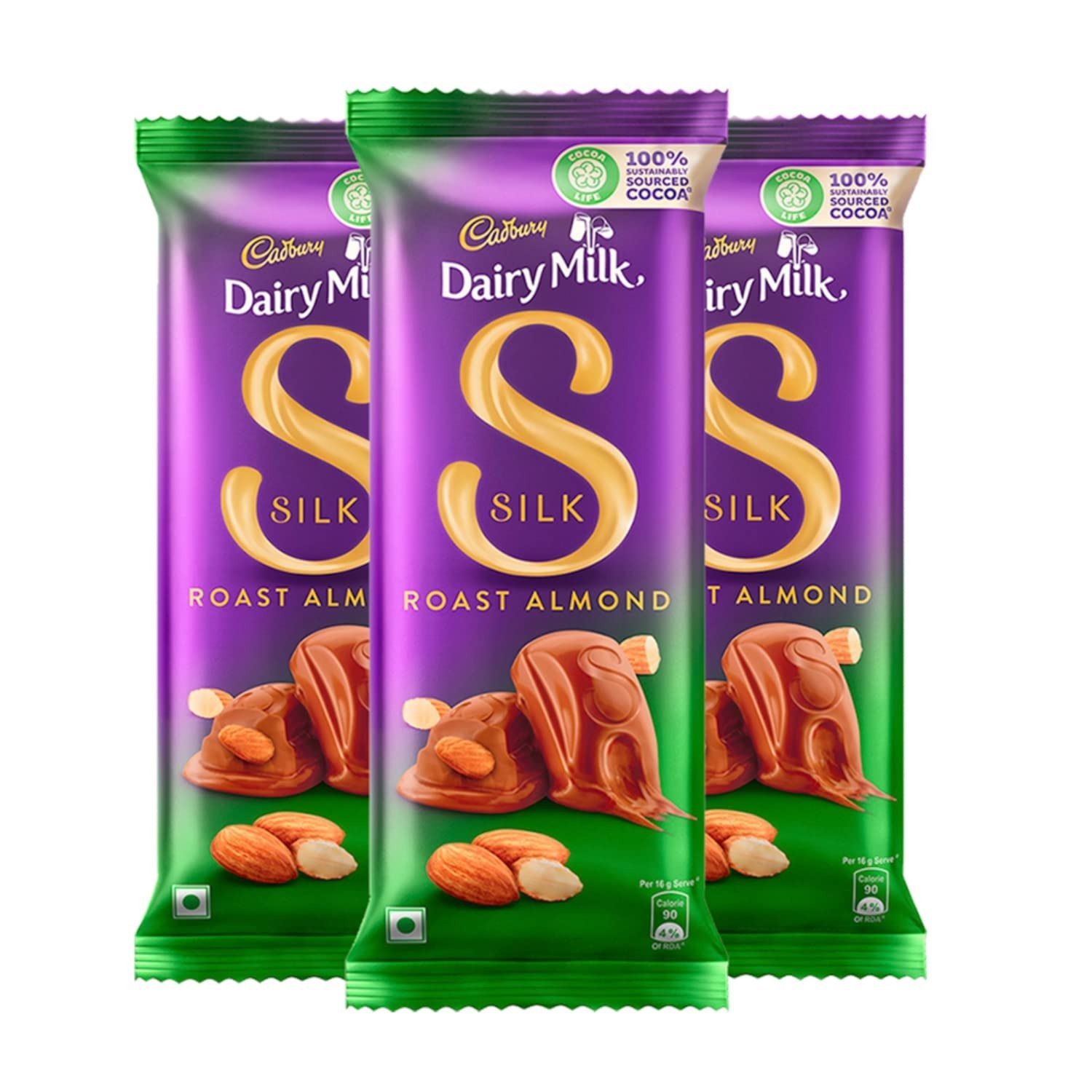Cadbury Dairy Milk Silk roasted Almond Chocolate Bar 54g